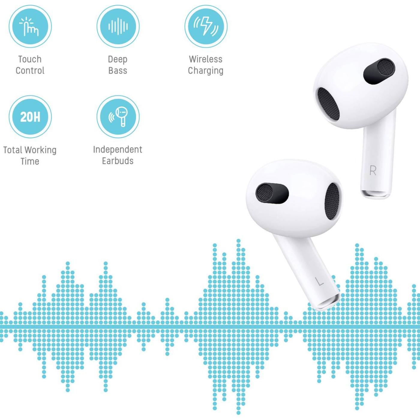 Porodo-Blue Deep Bass Wireless Earbuds 3 -white-1