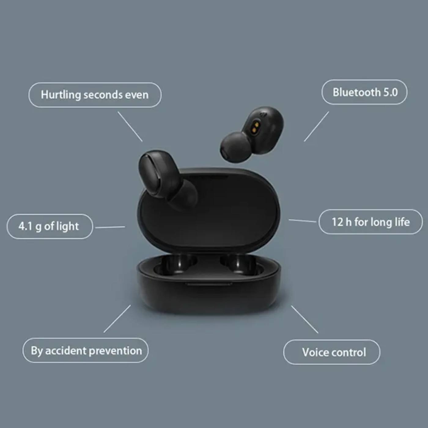 XIaomi- Redmi Airdots 2-black-2