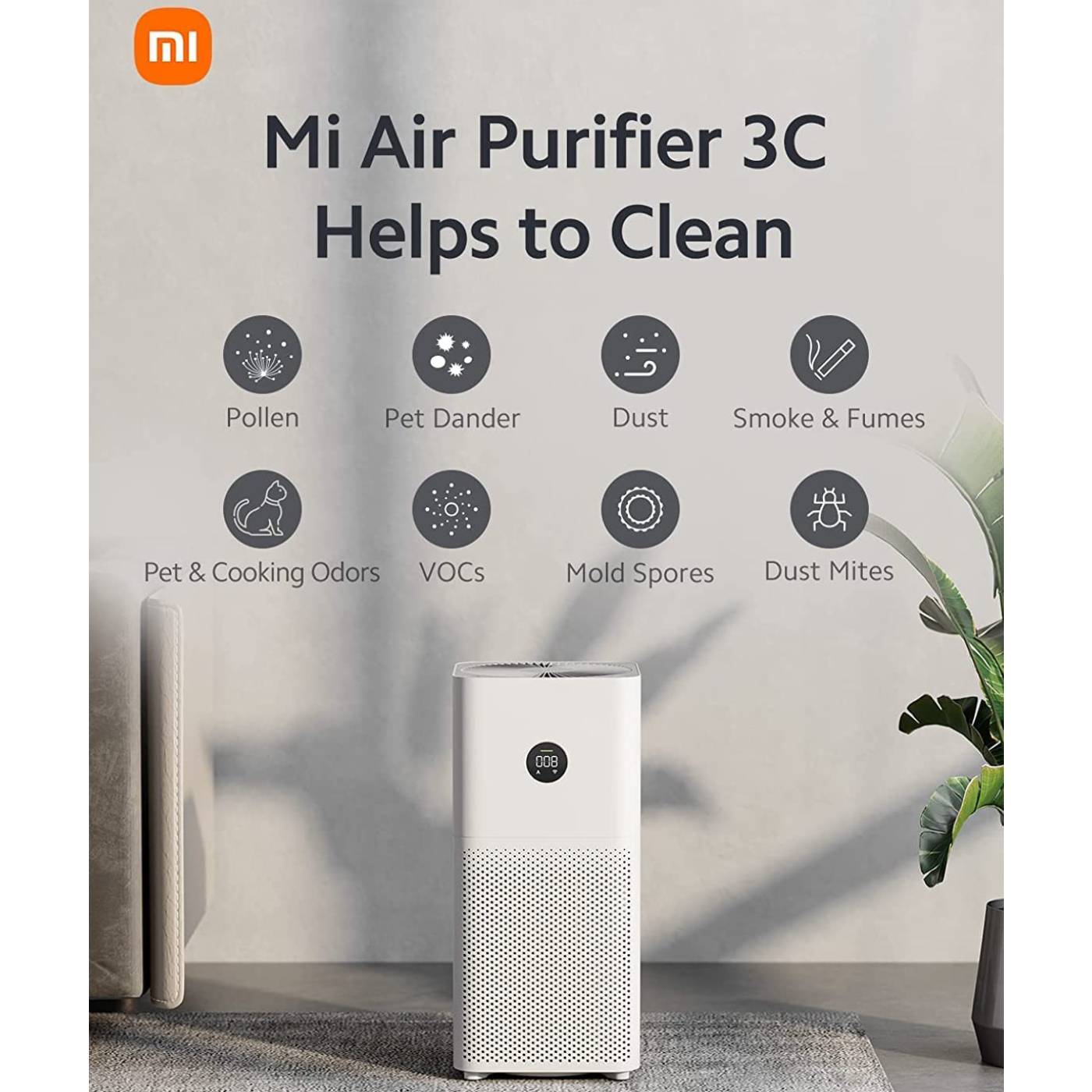 Xiaomi Mi Air Purifier 3C White-5