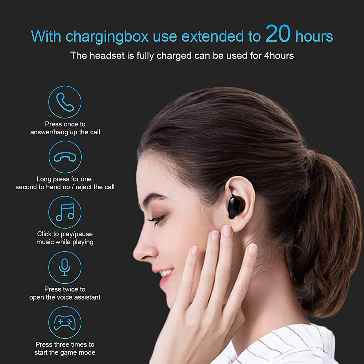 Xiaomi-Mi True Wireless Earbuds Basic 2S-black-6