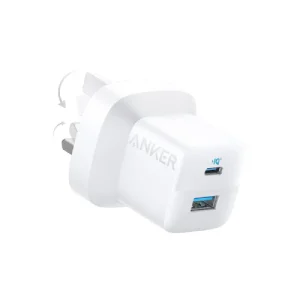 Anker 323 Charger 33W 3ft C-L Bundle - White
