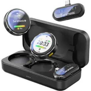 Saramonic BlinkMe U2 Wireless 2.4GHz Smart Microphone with Touchscreen